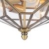 Lampa sufitowa plafon nowoczesna metalowa brązowa 3 żarówki dworkowa Zeil MAYTONI H356-CL-03-BZ 